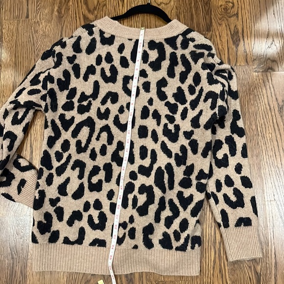 JCREW animal print sweater Small - Picture 6 of 8